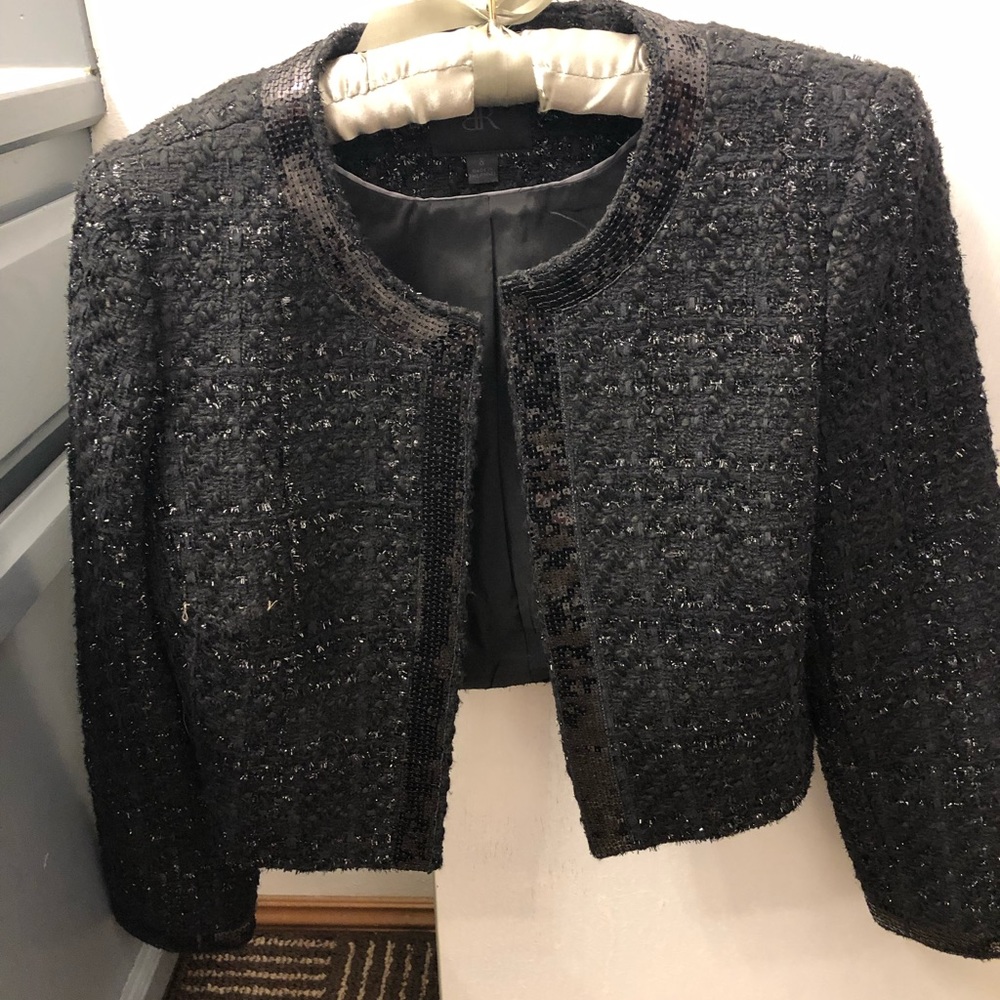 Classy and Sparkly Holiday jacket